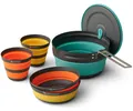 Produktbild: SEA TO SUMMIT Frontier UL Ultraleichtes Falt-Kochgeschirr-Set für 2 Personen/5-teilig