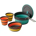 Produktbild: Frontier UL Collapsible Pot Cook Set - Pot + 2 Bowls + 2 Cups blue-yellow-orange