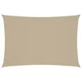 Produktbild: vidaXL Sonnensegel Wasserfest Sonnenschutz Windschutz Sonnendach UV Schutz Garten Terrasse Balkon Oxford-Gewebe Rechteckig 2,5x4,5m Beige