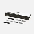 Produktbild: 2x MONTBLANC Kugelschreiber Mine Metall Stärke M Medium Mystery Black Schwarz