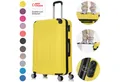 Produktbild: Flexot Trolley F-2045 (Gr. XL) Reisekoffer, 360° Gummirollen, Zahlenschloss, robust, 4 Rollen, Robuster und moderner Koffer mit vier 360° Rollen und Zahlenschloss