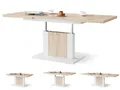 Produktbild: designimpex Couchtisch Design Orion stufenlos höhenverstellbar ausziehbar Esstisch