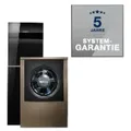 Produktbild: Buderus Logaplus WLW196i AR-13 Luft-Wasser-Wärmepumpe WLW196i-11 AR TP120 mit 1 Heizkreis und Speicher SH400 RS-B
