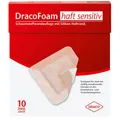 Produktbild: Dracofoam Haft sensitiv Schaumst.Wund.5x5 cm 10 St Verband
