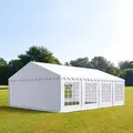 Produktbild: TOOLPORT PRO 6x8m Partyzelt, PVC-Plane, weiß - (6055)
