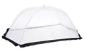 Produktbild: Spetebo XXL Insektenschutzhaube weiß - 116 x 65 cm - Große Lebensmittel Abdeckhaube - Nylon Fliegenhaube Kuchenabdeckung Speisehaube