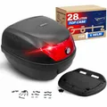 Produktbild: Motorradkoffer 28 Liter, Top case uni, Helmkoffer für Roller Motorrad Quad Mofa
