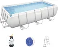 Produktbild: Aufstellpool Framepool-Set Bestway Power Steel™ eckig 404 x 201 x 100 cm inkl. S