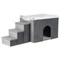 Produktbild: TRIXIE Hundehöhle mit Treppe - belastbar bis 15 kg - Hundetreppe