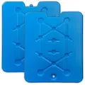 Produktbild: 2er Set XXL Flache Kühlelemente blau | Kühlakkus Kühlbox | Kühlpads Kühltasche