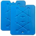 Produktbild: 2er Set XXL Flache Kühlelemente blau | Kühlakkus Kühlbox | Kühlpads Kühltasche