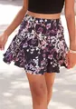 Produktbild: Vivance Hosenrock mit Blumenprint, Skort, Rock inklusive Hose