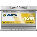 Produktbild: VARTA Starterbatterie DYNAMIC AGM 12 V, 70 Ah, 760 A 570901076k262 12V 68Ah 760A für CHEVROLET Opel DAF Ford Mercedes MG Volvo Porsche Citroën S