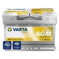 Produktbild: VARTA Automotive DYNAMIC AGM (A7) 12V 70Ah 760A - Nassbatterie für Start-Stopp Systeme und xEV - Starterbatterie für Autos mit höherem Energiebedarf - Wartungsfreie Bleisäurebatterie