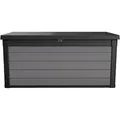Produktbild: Keter Kissenbox Auflagenbox Premier, Sitztruhe, XL Gartenbox, wetter- und UV beständig, inkl. Gasdruckfedern grau 570 l | 151,7 cm x 70.6 cm x 72.5 cm