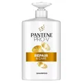 Produktbild: Pantene Pro-V Repair & Care Shampoo 1000ml Pumpspender. Schwaches, Trockenes, Geschädigtes Haar. Reinigt Sanft. Schützt Haarbindungen. Ohne Silikone, Mineralöle und Farbstoffe