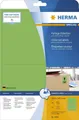 Produktbild: HERMA Etiketten 4499 Etiketten grün 199,6x143,5 mm Papier matt 40 St. ablösbar