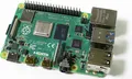 Produktbild: Raspberry Pi 4 Model B - Einplatinenrechner - Broadcom BCM2711 / 1.5 GHz - RAM 8 GB - 802.11a/b/g/n/ac, Bluetooth 5.0 (RASPBERRY-PI-4-8GBS)