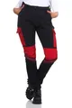 Produktbild: Rock Creek Damen Softshellhose Outdoor Hosen Wanderhose Sporthose Regenhose Damenhosen Outdoorhose Wasserdicht Taschen Softshell Hosen D-483 Rot 2XL