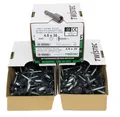 Produktbild: Twistec Blechschraube Trapezblechschrauben 4,8x35 mm RAL7016, 300 Stk. inkl. SW8+, (Inklusive Steckschlüssel (SW8), Integrierte EPDM-Dichtung, Selbstbohrende Spitze