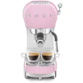 Produktbild: SMEG ECF02PKEU Espresso-Kaffeemaschine 50's Style, Cadillac Pink, Siebträger