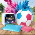 Produktbild: Heboland Gender Reveal Fussball mit Pulver, Gender Reveal Fußball Explodiert Blau oder Rosa Pulver für Überraschung Geschlecht Verkünden