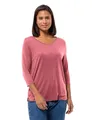 Produktbild: Jack Wolfskin Damen Mola 3/4 T W T-Shirt, Soft pink, Small