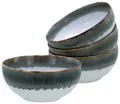 Produktbild: Creatable, 21686, Serie Cascade, 4-teiliges Geschirrset, Buddha Bowl Set aus Steinzeug, spülmaschinen- und mikrowellengeeignet, Qualitätsproduktion