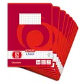 Produktbild: Herlitz Oktavheft x.book, A6, kariert, Lineatur 52, 32 Blatt, 10 Stück