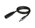 Produktbild: tomzz Audio KFZ Antennen Verlängerung Kabel 0,5m DIN Stecker auf DIN Buchse Kupplu KFZ Adapter