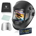 Produktbild: STAHLWERK Automatik-Schweißhelm 3 in 1 SPLIT - Schweißerhelm mit True-Colour, autom. Abdunkelung DIN 4-14, optische Klasse 1/1/1/1, Jobspeicher, 180° Sichtfeld 116x81mm, Schweißschild, Schweißmaske