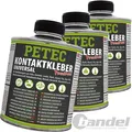 Produktbild: 3x350 ml PETEC KONTAKTKLEBER UNIVERSAL KLEBE KLEBER KLEBSTOFF PINSELDOSE
