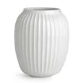 Produktbild: Kähler Vase H21 cm Hammershøi dänisches Design für Blumen Handarbeit, Weiss