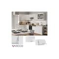 Produktbild: VICCO Hängeschrank 60 cm (flach) Weiß Küchenzeile Unterschrank Fame