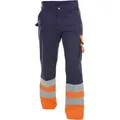 Produktbild: DASSY® Omaha Warnschutz Bundhose (300 g/m2) - dunkelblau/neonorange - 46-5cm