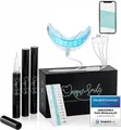 Produktbild: Uniquesmile Zahnbleaching-Kit Testsieger - 100 tage risikofrei testen - Teeth whitening kit, PAP Formel, LED Technologie, schmerzfrei, frei von Schadstoffen.