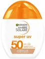 Produktbild: Garnier Ambre Solaire Super UV UV-Water-Fluid LSF 50 – Getönte Sonnencreme für