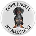 Produktbild: AdriLeo Flaschenöffner - Ohne Dackel ist alles doof - Hund Kurzhaar Teckel