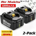 Produktbild: 2 Stück BL1860B 18V 6.0Ah Li-Ion Ersatzakku mit LED Indikator für Makita Akku