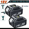 Produktbild: 2 - 18V/5,0Ah für Makita Akku BL1860B- 2er Set - 197422-4 BL1850 BL1830