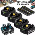 Produktbild: 18 VOLT Für Makita Akku 18V 8Ah 9Ah 12Ah für BL1860B BL1850B BL1840B BL1830B LED