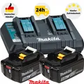 Produktbild: Makita Power Source Kit 2x BL1850B Akku 18V/5,0Ah+Doppel-Schnellladegerät DC18RD