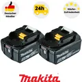Produktbild: Makita Akku BL1850B Batterie 18 V 2 Stück Li-Ion LED Anzeige 5,0 Ah LXT