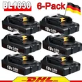 Produktbild: 6-Pack 18V 3,0AH Akku Für Makita 18 Volt BL1815 BL1830 BL1860 Lithium-ion LXT