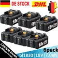 Produktbild: 6PACK 7.0 Ah Akku Für Makita BL1860 B 18 V LXT Li-ion BL1850 BL1830 BL1860B NEU