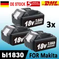 Produktbild: 7,0Ah 18V Akku für Makita Akku  BL1850 B BL1840 BL1830 LXT400 Li-ion 3X
