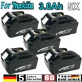 Produktbild: 5x  18V 3Ah für Makita Akku BL1860 Led Anzeige 197422-4 BL1850 BL1830