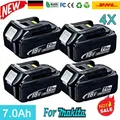 Produktbild: 4X NEU 18V 7000mAh Akku Für Makita BL1850 BL1830 BL1860B Ersatz Akku  DE