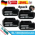 Produktbild: 4X  18V 5.0Ah Ersatzakku  Für Makita Akku BL1850B BL1830 BL1860B LXT400