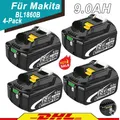 Produktbild: 4X  18V/9,0Ah für Makita Akku BL1860B- 2er Set -LED  BL1850 Ersatzakku